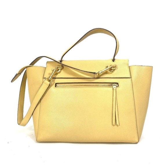 CELINE Yellow Leather Shoulder Bag - Picture 2 of 16